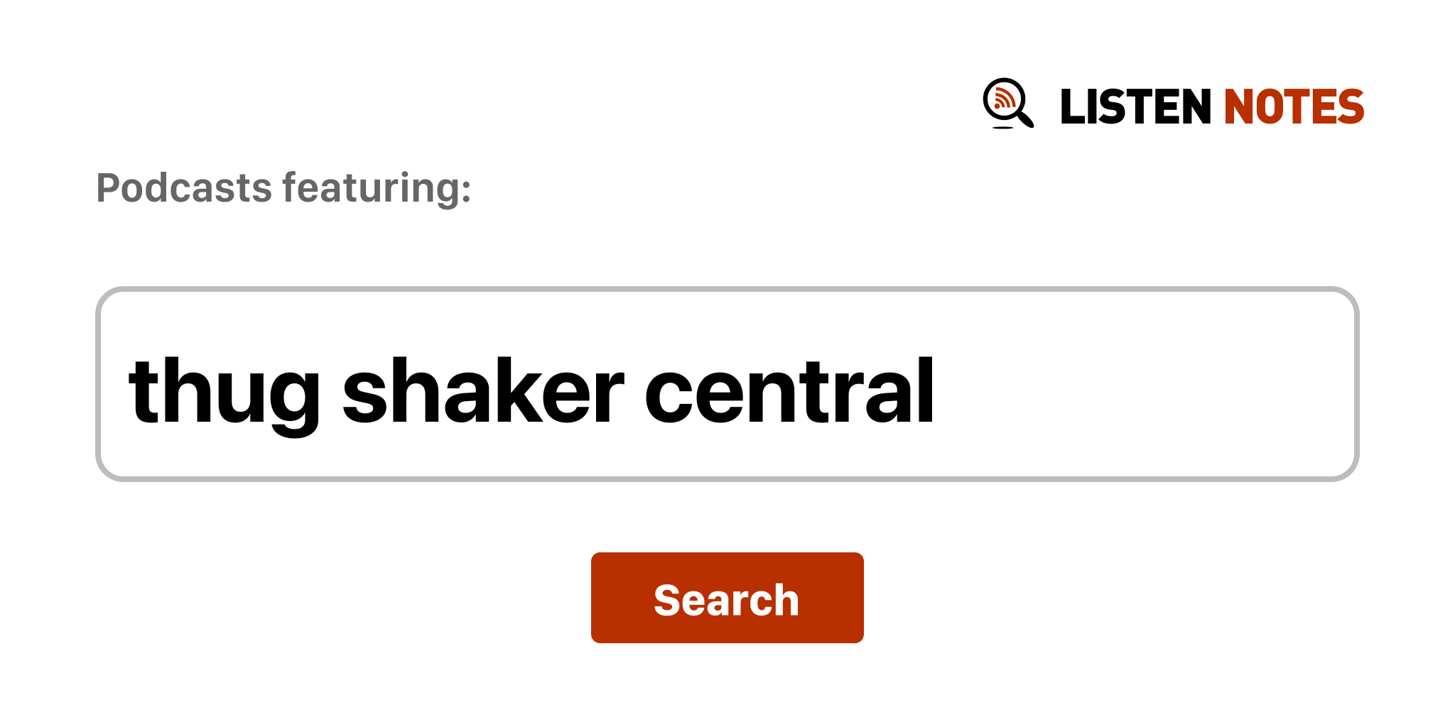 Thug Shaker Central Топ подкаст епизоди